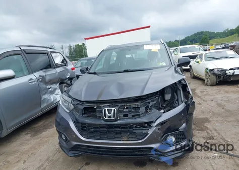2019 Honda Hr-V Sport из США, поврежденный, VIN 3CZRU6H11KG702929